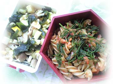シャキシャキ・キムチパスタ