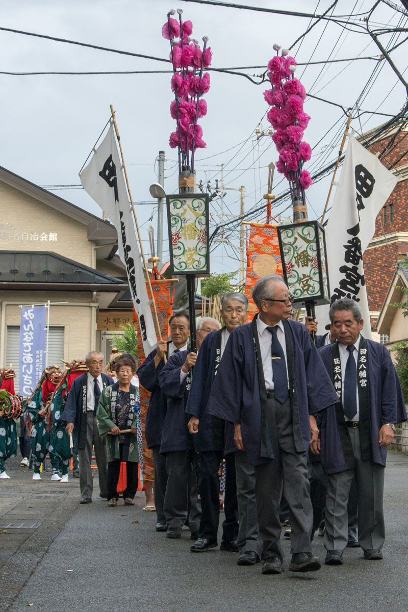 相模原中央区 田名八幡宮 例大祭 獅子舞 15 9 1 楽の祭り見物