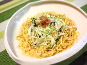 野菜たっぷり!梅冷やし中華