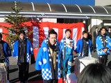 2010年新春金盃の鏡開きで選手代表挨拶をしたしげしげ