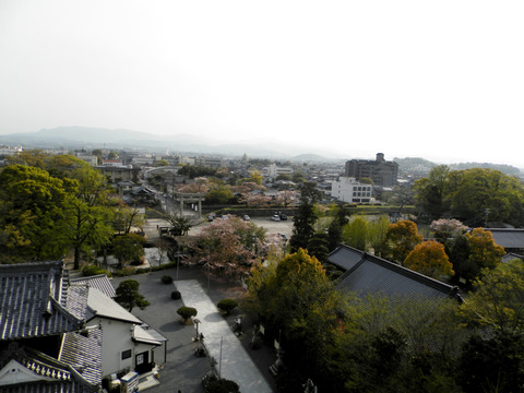 ①44中津城天守眺望