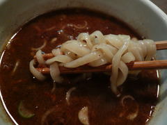 臨機:麺のアップ