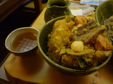 明月:かき揚げ丼