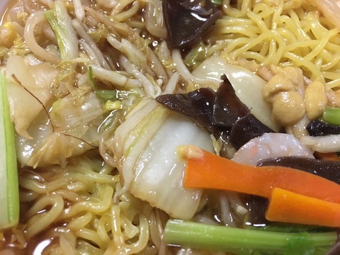 セブンイレブン)あんかけ焼そば2