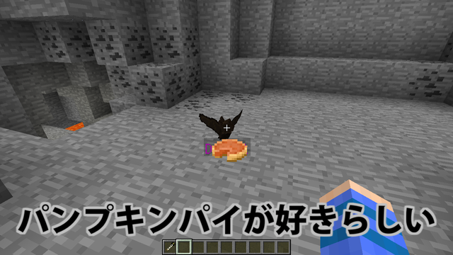 コウモリはパンプキンパイがお好き