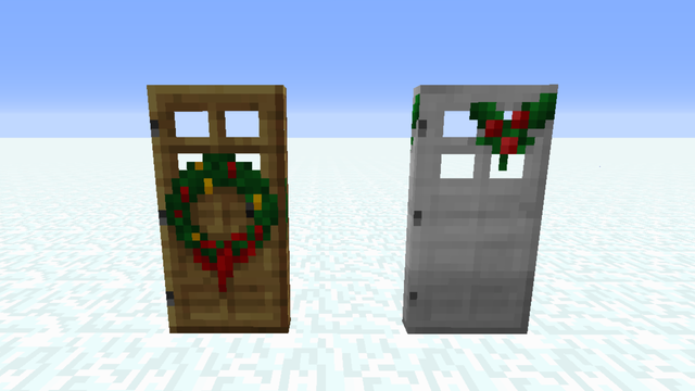 クリスマス仕様のドア