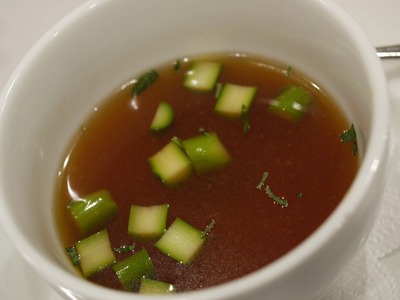 魚介のコンソメスープ