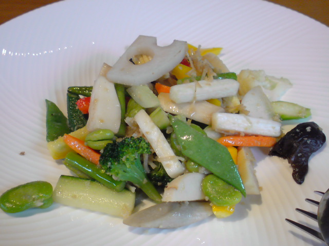 健康野菜の炒めもの