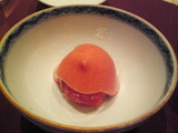 トマトと苺ソース