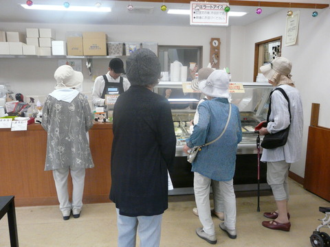 大人気ジェラートのアイス