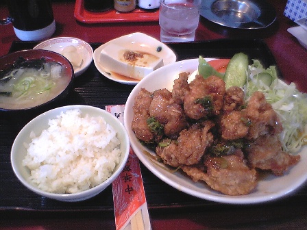 唐揚げ定食