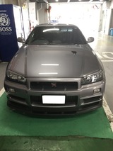 2018.03.06 BNR34車検 大阪日産福島店