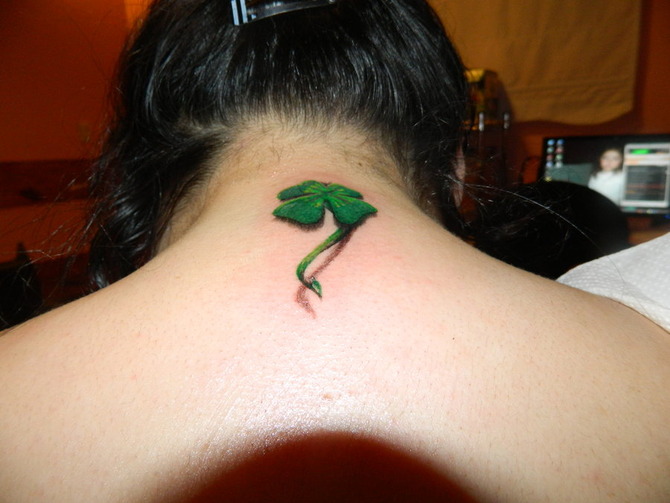 Clover-3D-tattoo