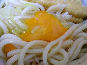 会津@堀切菖蒲園 (8)冷し50きつねうどん390玉子50