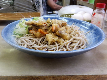 八兆@千歳船橋(4)冷し10ゴボー天そば390