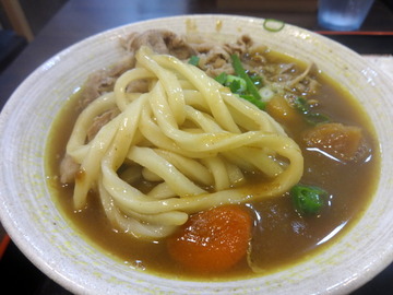 おにやんま@青物横丁(5)カレーうどん並500肉230おにぎり80