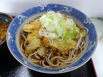遠野屋@南砂町 (8)えびかき揚げそば&ミニカレーセット600