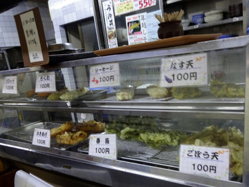 丸八そば船堀店@船堀 (4)かけそば300ごぼう天100