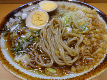 20151126彩彩@大井町(4)たぬきそば400味付玉子100