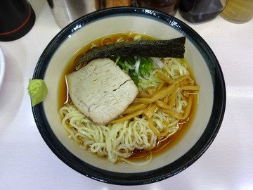 三松@新橋 (6)冷やがけ中華480メンチ130