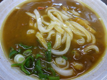 おにやんま@青物横丁(3)カレーうどん500マッシュルームの天ぷら100