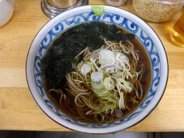 稲浪@飯田橋(11)稲浪会1000温かけ春菊温ぶっかけ