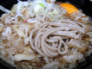 信濃路@平和島(5)そば定食550生玉子50