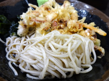 峠の蕎麦@三ノ輪(5)冷しゲソ天そば450