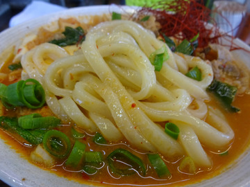おにやんま@青物横丁 (4)辛!チゲうどん600味噌田楽100