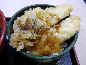 ゆで太郎芝浦4丁目店@三田 (10)中華そばセット(とり舞茸天丼)650