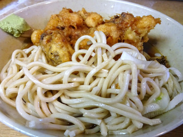 六文そば金杉橋店@浜松町 (3)いかげそそば370冷やし20
