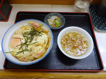 南魁楼@新八柱 (6)目玉丼380しょうがラーメン530