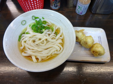 おにやんま@青物横丁(2)冷並ぶ300とり団子天100