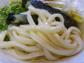 おにやんま@青物横丁 (7)茄子の煮びたし涼風うどん580ホキ天260