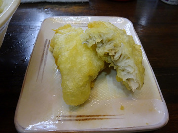 おにやんま@青物横丁 (6)茄子の煮びたし涼風うどん580ホキ天260