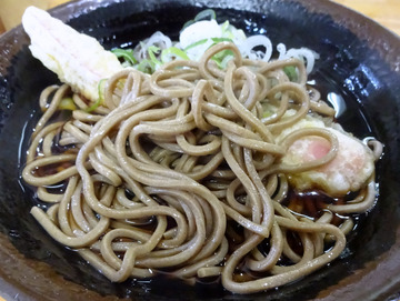 野むら@浅草橋 (5)かけそば300ソーセージ80