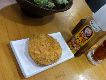 野むら@浅草橋(7)ソーセージ80ごぼう100春菊100メンチ100