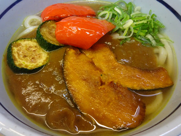 おにやんま@青物横丁 (5)カレーうどん580レンコンはさみ揚げ150