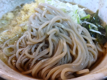 東西そば@戸越公園(12)たぬきそば定食B500カツカレーチェンジ50
