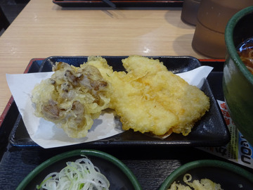 ゆで太郎西五反田本店@五反田 (5)とり舞茸天そば温500