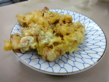 山田屋@三ノ輪(8)ゲソそば370(レンコン天100)
