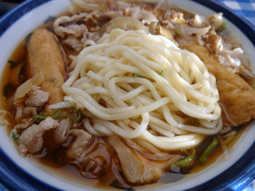 山田製麺所@瑞江(6)肉細うどん580玉子50きつね80