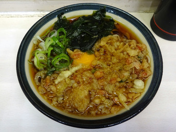 三松@新橋 (3)たぬきそば350玉子60かま玉そば350ちょいカレー100