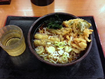 ゆで太郎@新橋赤レンガ通り店(4)かけ320かき揚100ゴボ100(20引)