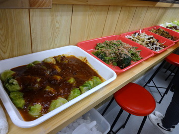 稲浪@飯田橋(3)稲浪会1000温かけ春菊温ぶっかけ