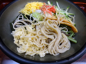 はるな@本郷三丁目(5)冷し三色そば560