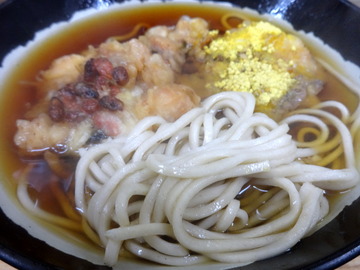 一由そば@日暮里(5)そば小100カレげ80クコげ80山椒実50
