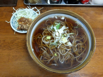 ごんべい@愛川町中津(6)かけそば300唐揚げ50