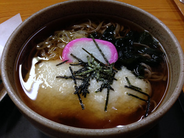 食事楽@沼田 (5)とろろそば650桜エビのかき揚げ300