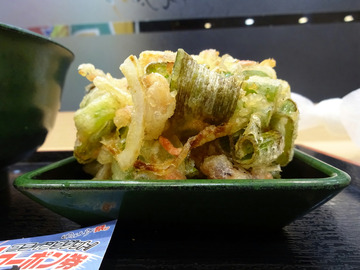 ゆで太郎芝浦4丁目店@田町 (8)タコと紅生姜のかきあげそば480